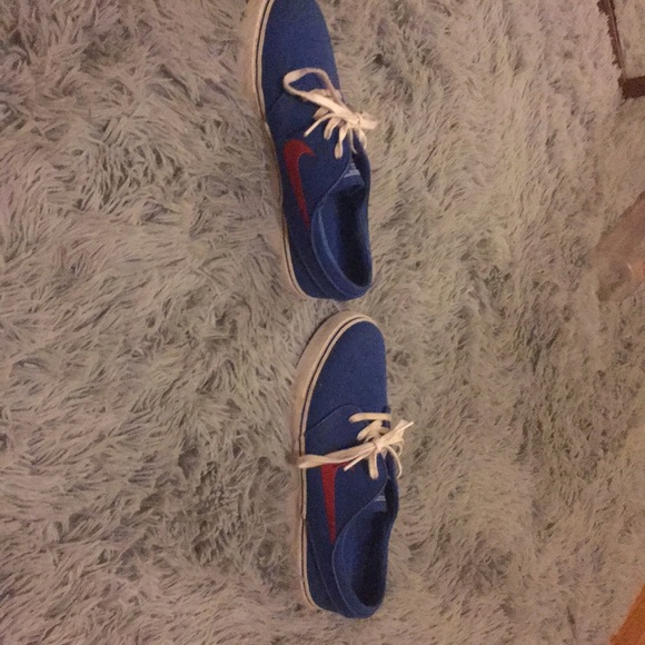 Nike Stefan Janoski blue lowtop skateboarding shoe - Picture 2 of 3